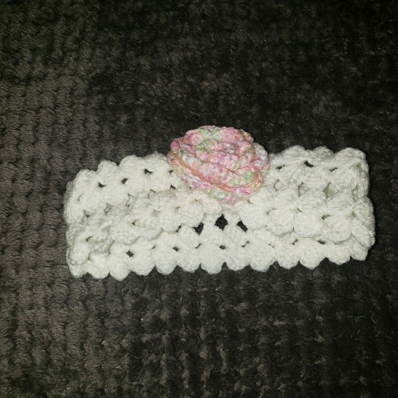 Crochet Baby Doll Dress and Headband - Picture 2 of 3